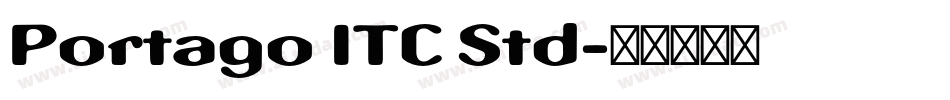 Portago ITC Std字体转换